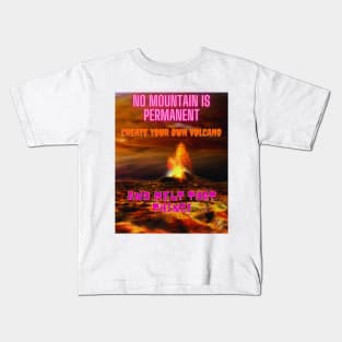 Mountain Volcano Kids T-Shirt